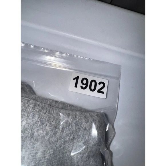 Nike JDI Fleece Crewneck Sweatshirt Heather Grey Mens LARGE Just Do It pullover - Picture 7 of 7